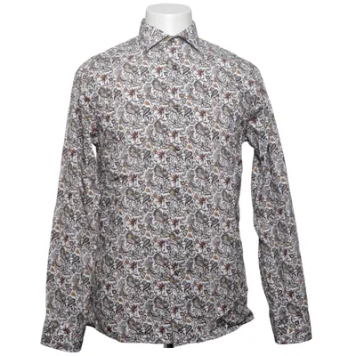 Shirt (White, Brown, Multicolored) from Oscar of Sweden Cotton