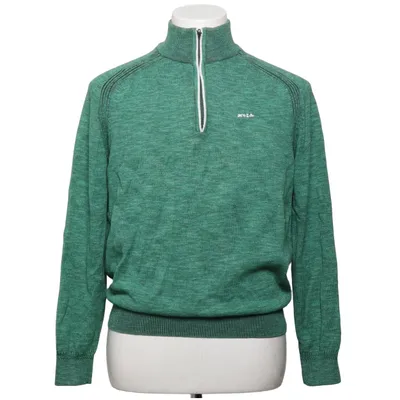 Sweater (Green) from New Zealand Auckland Cashmere, Cotton