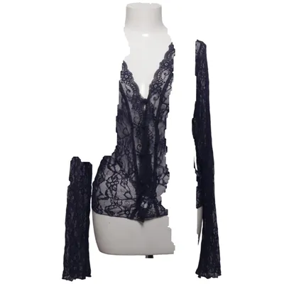 Top (Blauw) van Nelly Elastaan, Polyamide
