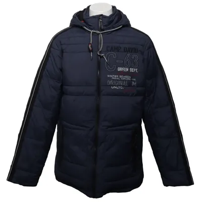 Winterjas (Blauw) van Camp David Elastaan, Polyamide