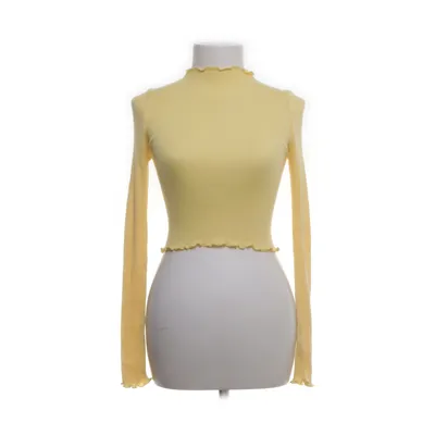 Crop top (Gul) från Barbara Kristoffersen by Rosemunde Bomull, Silke