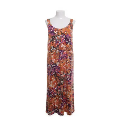 Kjole (Orange, Flerfarvet) fra Ulla Popken Elastan, Viscose
