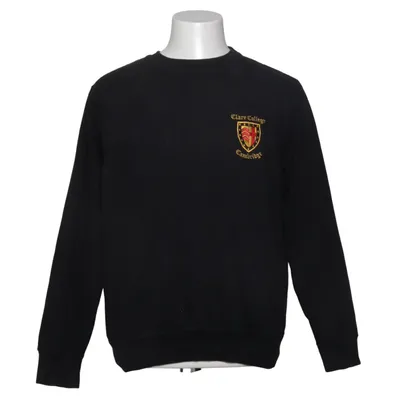 Sweatshirt (Zwart) van University of Cambridge Katoen, Polyester