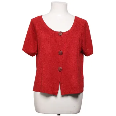 Cardigan (Rød) fra Reflex Bomuld, Metallfiber, Polyester, Viscose