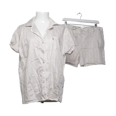 Pyjamas (Beige, Vit) från Lexington Bomull