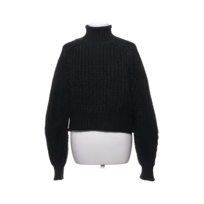 Rollkragenpullover (Schwarz) von H&M Polyester, Acryl, Wolle