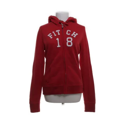 Huvtröja (Röd) från Abercrombie & Fitch Bomull, Polyester