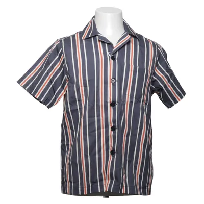 Chemise à manches courtes (Bleu, Blanc, Orange) de Ciszere Coton