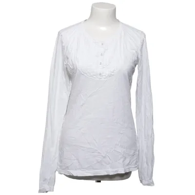 T-shirt manches longues (Blanc) de Campus Coton