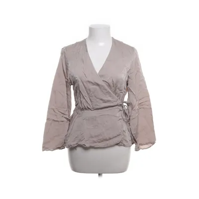 Slå-om bluse (Beige) fra Dagmar Viscose