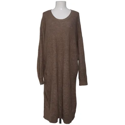 Dress (Beige) from Zizzi Acrylic, Elastane, Polyamide