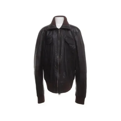 Leren jack (Bruin) van Helium Polyester, Leer