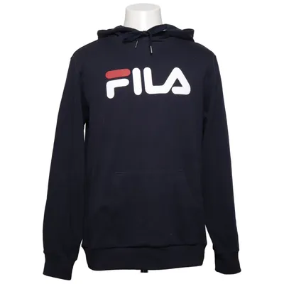 Sweat à capuche (Bleu) de Fila Coton, Polyester