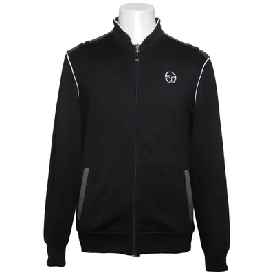 Trainingsjacke (Schwarz, Grau) von Sergio Tacchini Baumwolle, Polyester