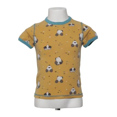 T-shirt (Gul, Blå) från Maxomorra Bomull, Elastan
