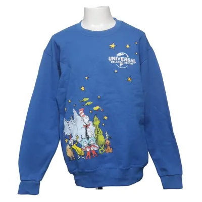 Sweatshirt (Blå, Flerfarvet) fra Universal Studios Bomuld, Polyester