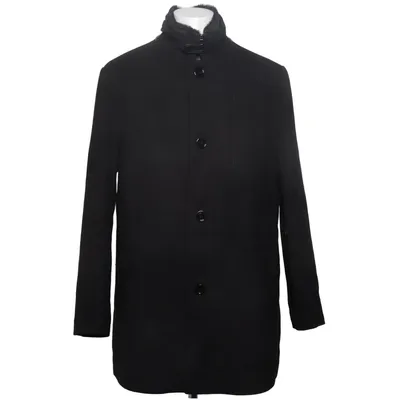 Manteau (Noir) de Finshley & Harding Élasthane, Polyester, Viscose