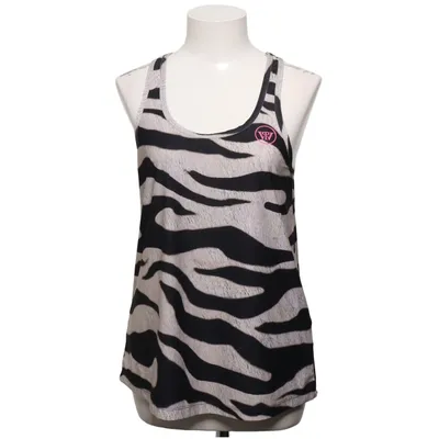 Tanktop (Schwarz, Beige) von Power Woman Elasthan, Polyester