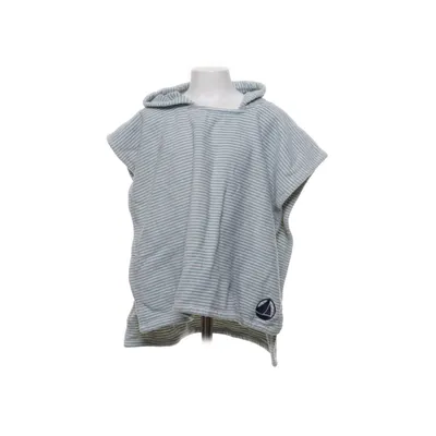 Badcape (Blå, Vit) från Petit Bateau Bomull