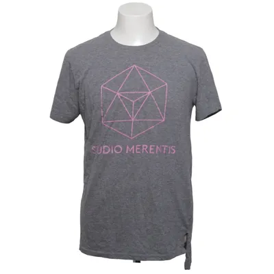 T-shirt (Gris, Rose) de Anvil Coton, Polyester