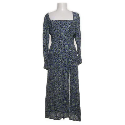 Maxikjole (Sort, Blå, Flerfarvet) fra Bershka Viscose