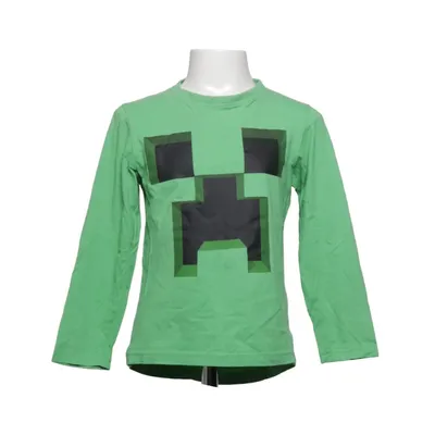 Långärmad t-shirt (Grön, Svart) från Minecraft Bomull