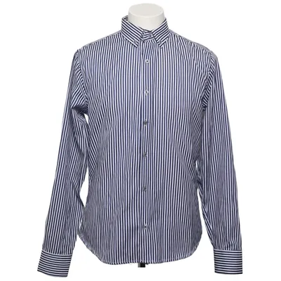 Button down shirt (Blue, White) from Bolf Cotton, Polyester