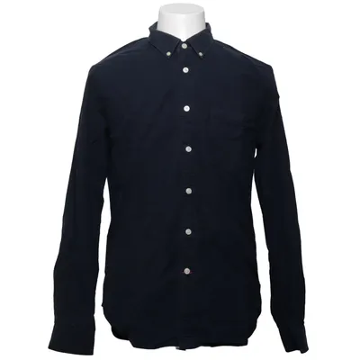 Button down shirt (Blue) from Knowledge Cotton Apparel Organic cotton