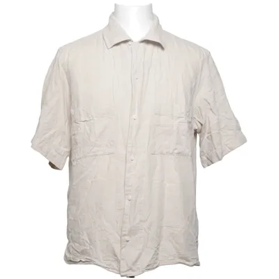 Kortärmad skjorta (Beige) från Premium by Jack & Jones Bomull, Linne