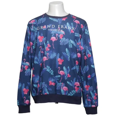 Collegetröja (Blå, Flerfärgad) från Grand Frank Polyester