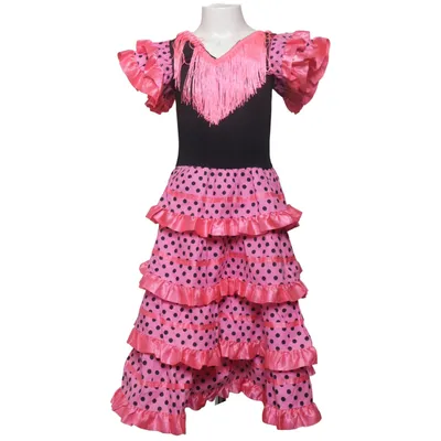 Cocktailjurk (Roze, Zwart) van Sou Sou Katoen, Polyamide, Polyester
