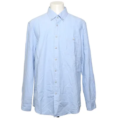 Overhemd (Blauw) van Dressmann Katoen