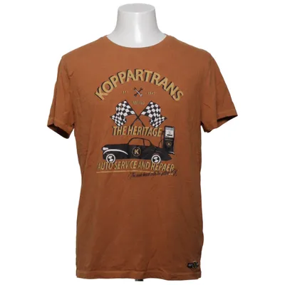 T-shirt (Marron) de Koppartrans Coton, Polyester
