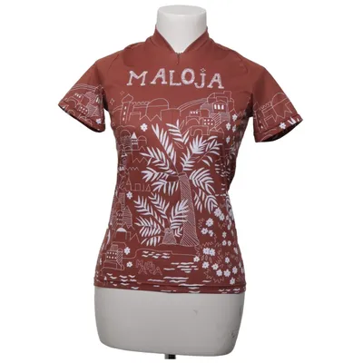 Maillot de vélo (Marron, Blanc) de Maloja Polyester