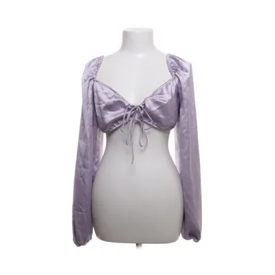 Crop top (Lila) van NA-KD Reborn Elastaan, Polyester