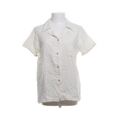 Pyjamasskjorta (Vit, Flerfärgad) från Up2Fashion Bomull