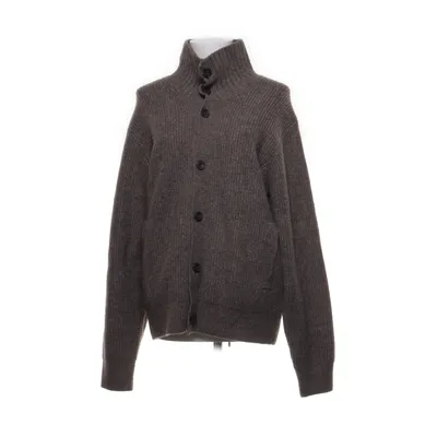 Cardigan (Bruin) van Uniqlo Acryl, Katoen, Elastaan, Nylon, Wol