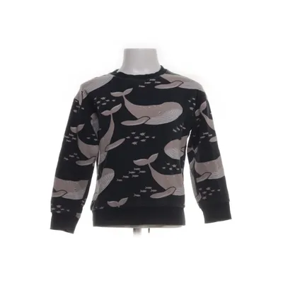 Sweatshirt (Zwart, Meerkleurig) van Lindex Kids Katoen, Elastaan