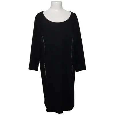 Robe (Noir) de Geena Élasthane, Polyester, Viscose
