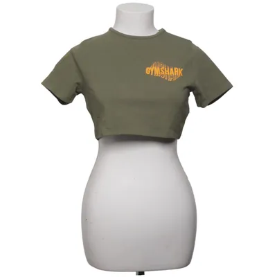 Crop top (Green) from Gymshark Cotton, Elastane
