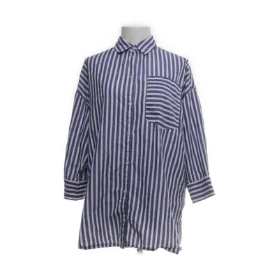 Shirt (Blauw, Wit) van Kaffe Katoen, Polyester