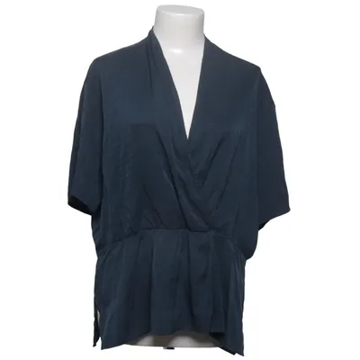 Top (Blauw) van Custommade Elastaan, Zijde
