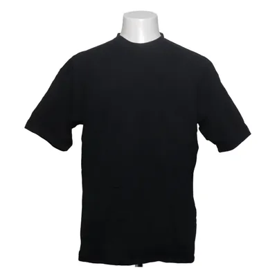 T-shirt (Zwart) van Manbasic Katoen