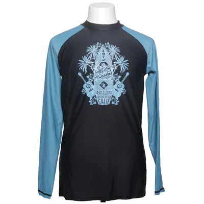 T-shirt de natation (Bleu, Noir) de Crane Élasthane, Polyester