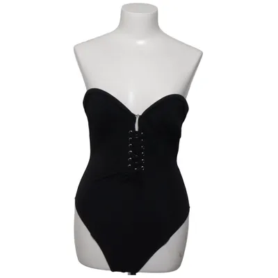 Maillot de bain une pièce (Noir) de Lavish Alice Coton, Élasthane, Polyester