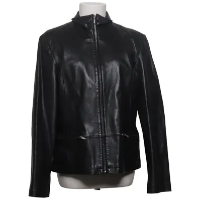 Leather jacket (Black) from Jake*s Leather, Polyester