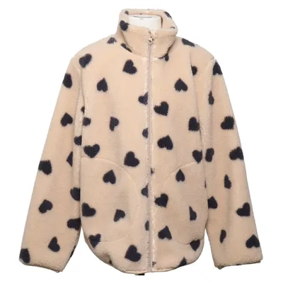 Fleecejacka (Beige, Flerfärgad) från H&M Polyester