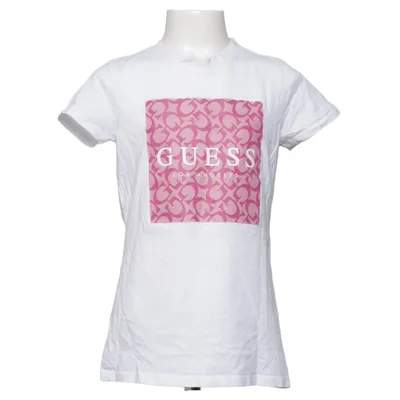 T-shirt (Blanc, Rose) de Guess Kids Coton