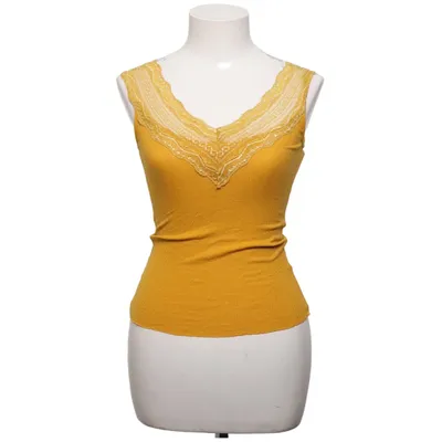 Tank­top (Gelb) von Jean Pascale Elasthan, Viskose