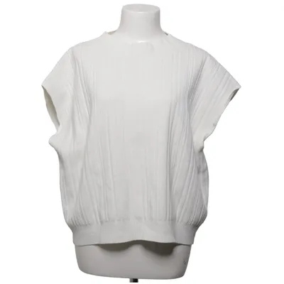 Pull sans manches (Blanc) de Twist & Tango Acrylique, Coton, Nylon